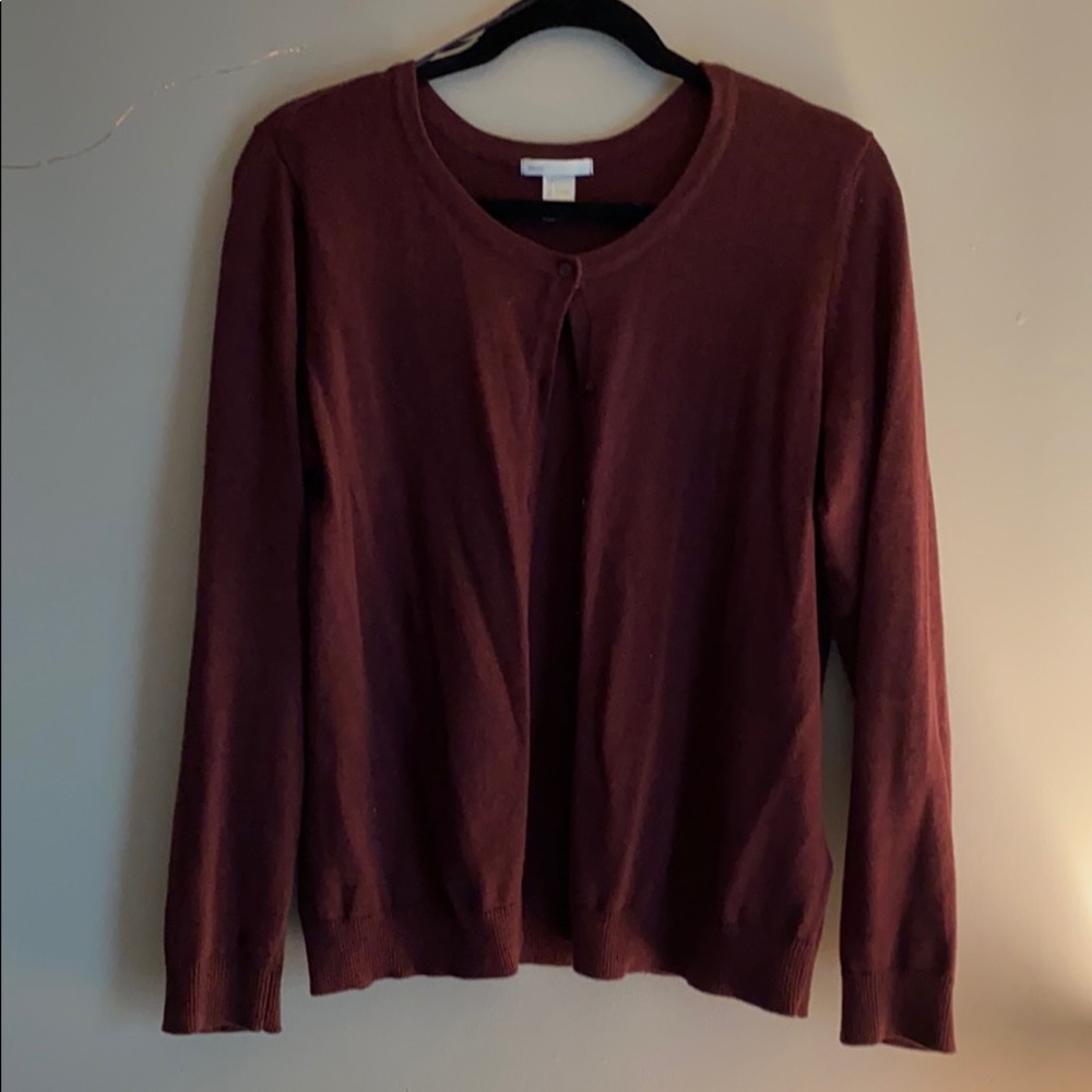 H&M Basic Button Down Cardigan Size L